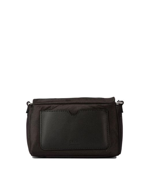 AMI Black "H24" Crossbody Bag for men