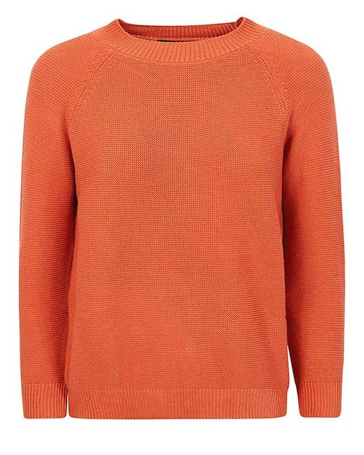 Weekend by Maxmara Orange Crewneck Relaxed Fit Jumper