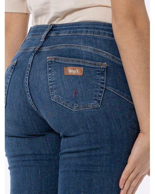 Liu Jo Blue Flared Bootcut Jeans