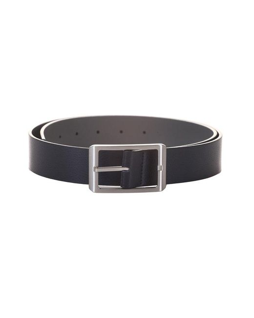 Emporio Armani Leather Belt in Black for Men | Lyst Canada