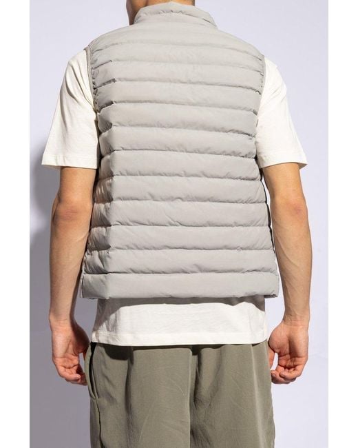 Emporio Armani Gray Insulated Vest for men