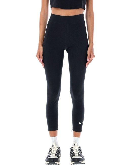 Nike Sportswear Classic High-waisted 7/8 leggings in Black