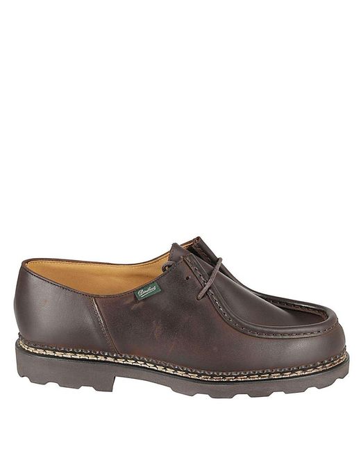Paraboot Brown Michael Lace-up Boats Shoes for men