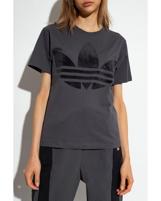 Adidas Originals Black T-shirt With Logo,