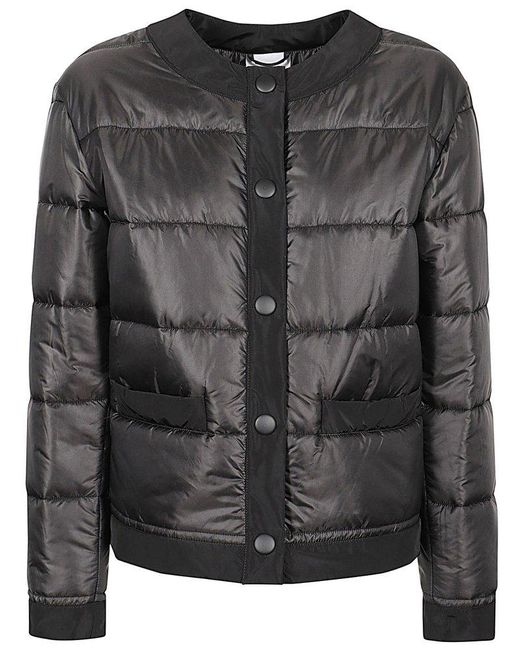 Aspesi Black Ripstop Quilted Padded Jacket