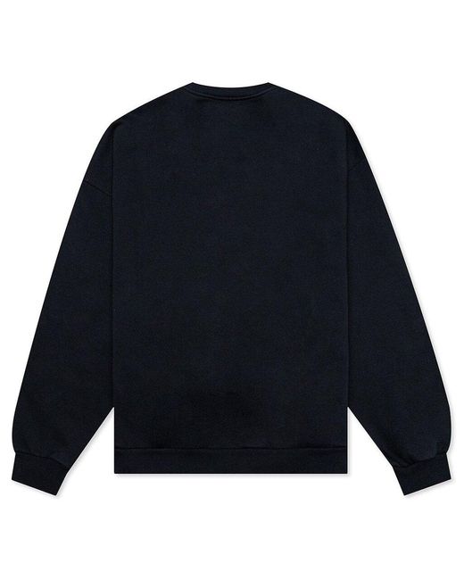 Acne Blue Long Sleeved Crewneck Sweatshirt for men