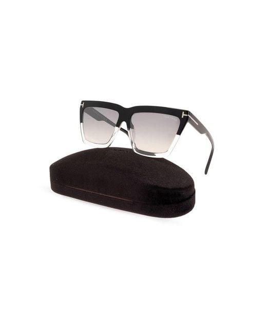 Tom Ford Black ‘Eden’ Sunglasses