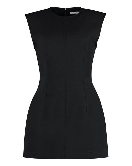 Acne Black Sleeveless Mini Dress