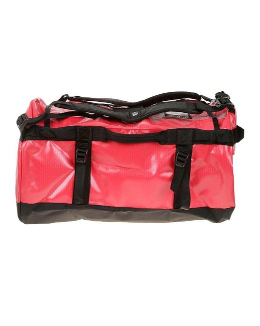 The North Face Red Base Camp Zipped Duffle Bag for men