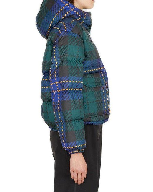 The North Face Printed 71 Sierra Down Short Jacket in Blue The North Face Printed 71 Sierra Down Short Jacket in Blue