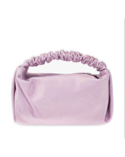 Alexander Wang Purple Scrunchie Mini Handbag