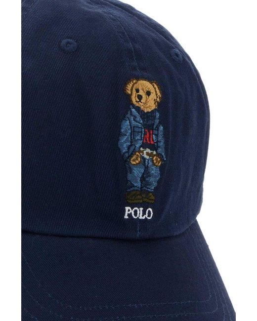 Polo Ralph Lauren Blue Cotton Baseball Cap