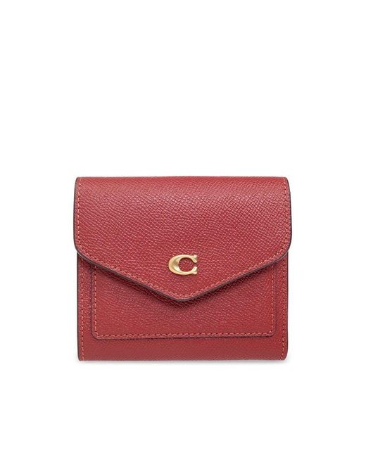 COACH Red Leather Wallet