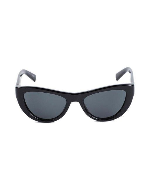 Saint Laurent Blue Cat-eye Sunglasses