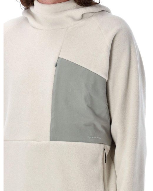 Snow Peak Natural Double Face Fleece Jacket for men
