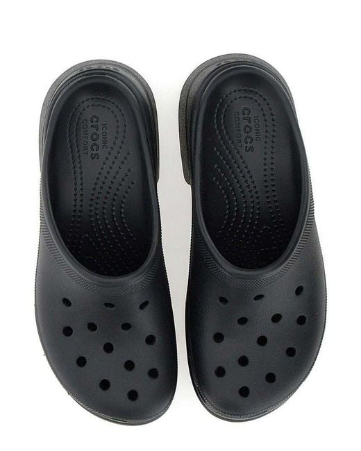 CROCSTM Black Siren High-Heeled Clogs