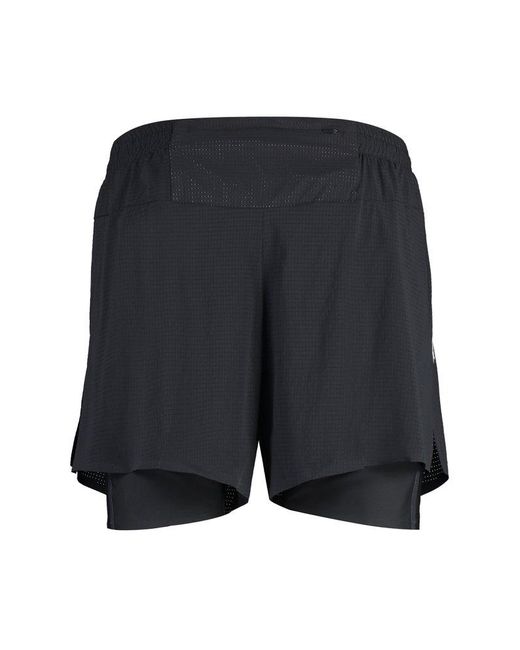 Y-3 Blue Techno Fabric Bermuda-Shorts for men