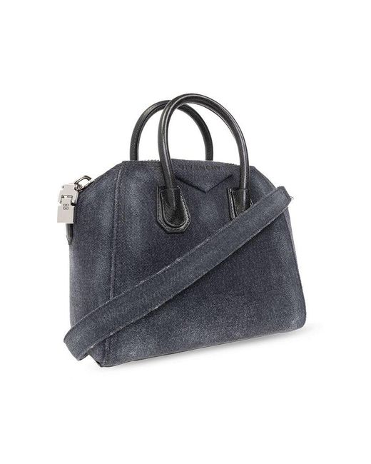 Givenchy Blue 'antigona Mini' Shoulder Bag