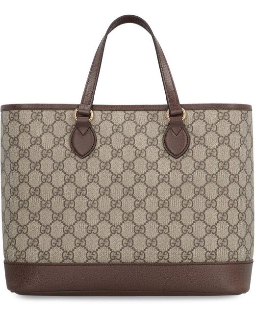 Gucci Brown Ophidia Mini Tote