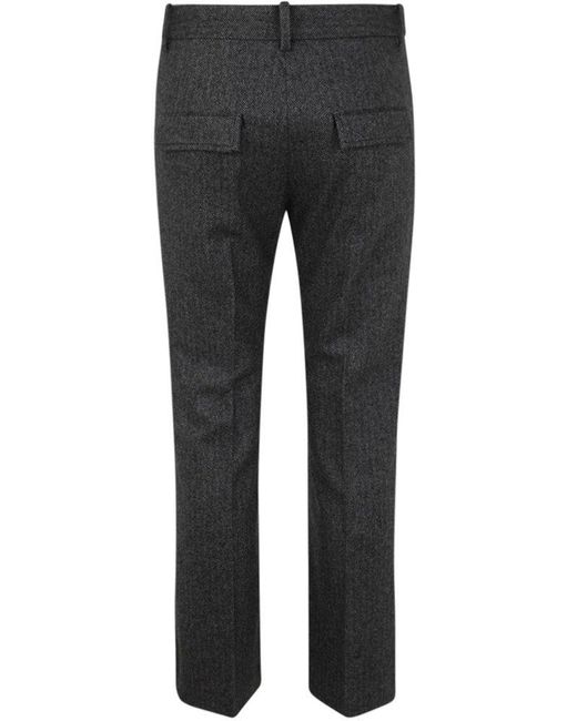 N°21 Gray No21 Herringbone Tailored Trousers