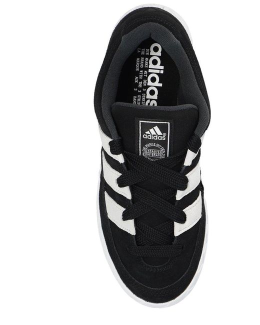Adidas Originals Black Adimatic Lace-up Sneakers for men