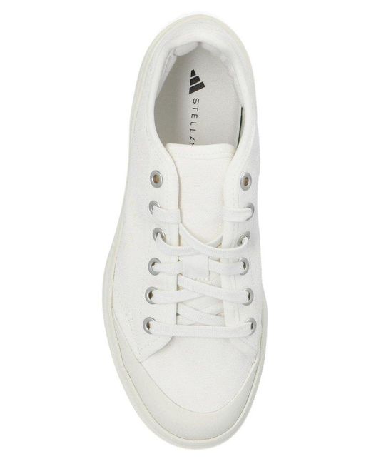 adidas By Stella McCartney Court Lace-up Sneakers in White for Men