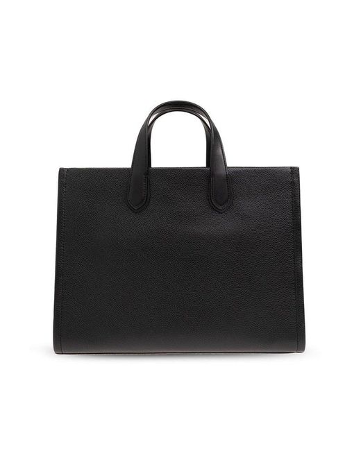 MICHAEL Michael Kors Black 'gigi' Shopper Bag,