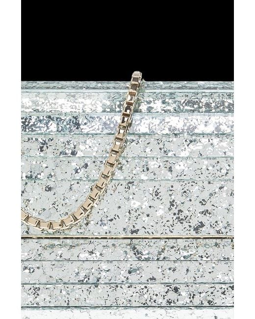 Jimmy Choo Black Oo Sweetie Embellished Clutch Bag