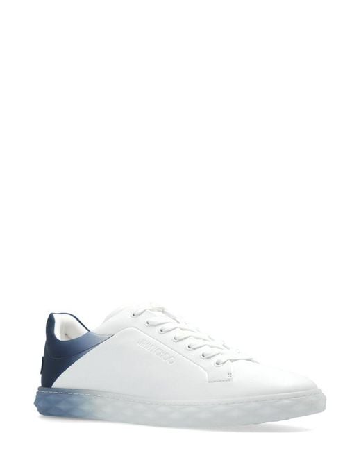 Jimmy Choo White Diamond Sneakers for men