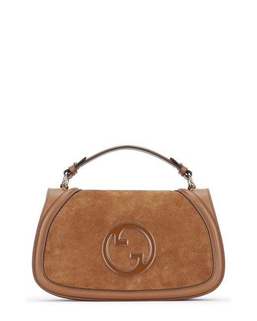 Gucci Brown Blondie Medium Top Handle Bag