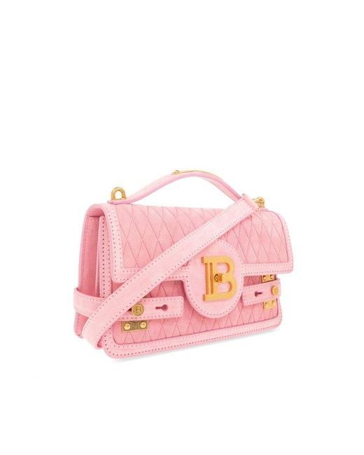 Balmain Pink ‘B-Buzz 24’ Shoulder Bag