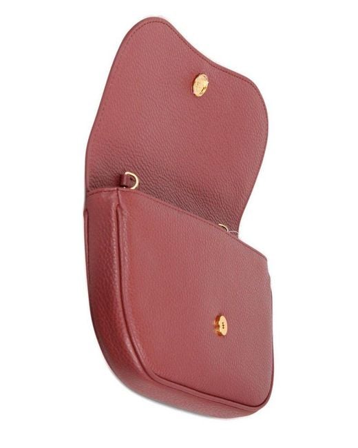 Coccinelle Red Magie Foldover Medium Shoulder Bag