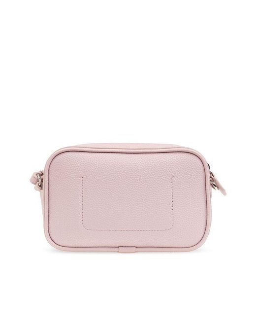 Emporio Armani Pink Shoulder Bag With Logo