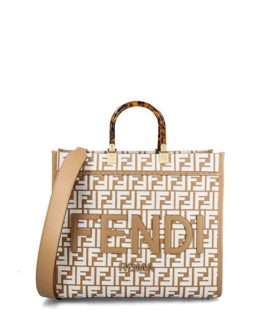 Fendi Natural Sunshine Medium Bag