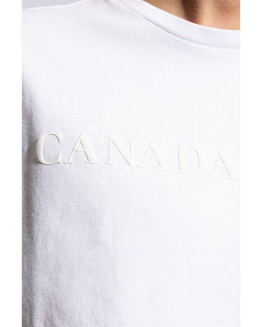 Golden Goose Deluxe Brand White T-shirt With Logo, for men