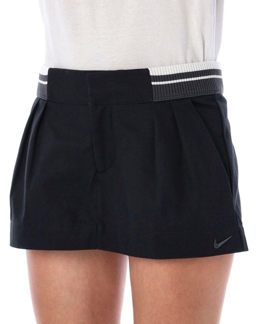 Nike Black Sportswear Low-rise Mini Skirt