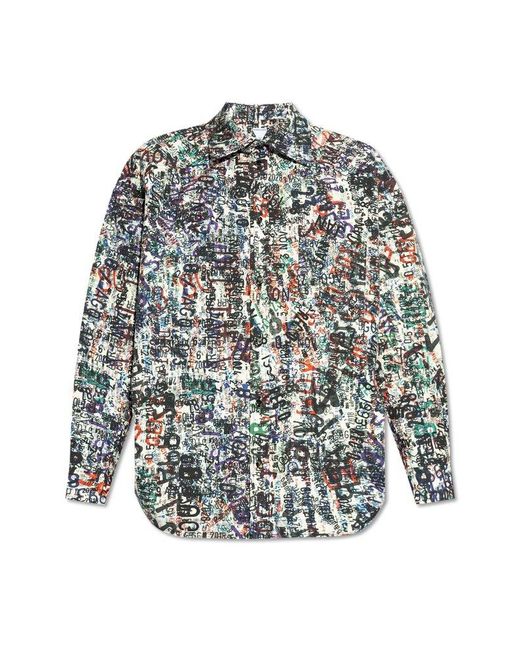 Bottega Veneta Multicolor Printed Shirt, for men