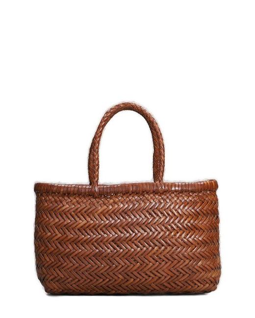 Dragon Diffusion Flat Gora Mini Tote Bag in Brown | Lyst