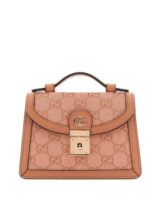 Gucci Pink 'ophidia Mini' Shoulder Bag