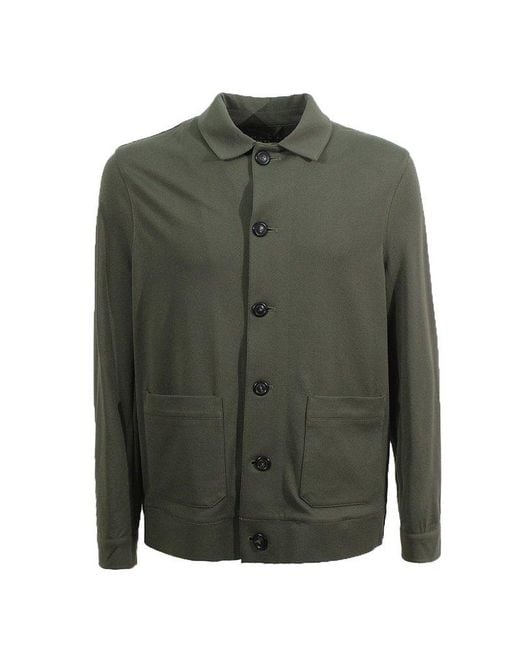 Circolo 1901 Green Long Sleeve Buttoned Jacket for men