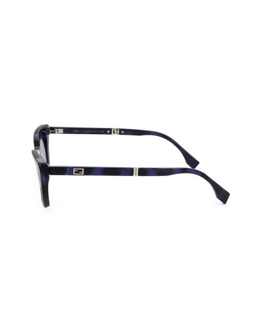Fendi Blue Cat-eye Frame Sunglasses