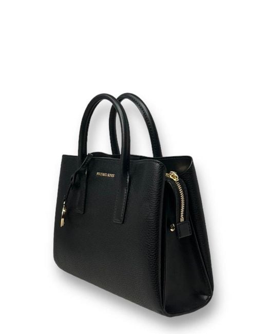 MICHAEL Michael Kors Black Ruthie Medium Top Handle Bag