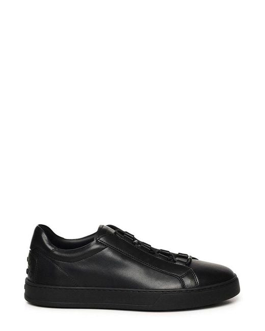 Tod's Black Lace-Up Sneakers for men