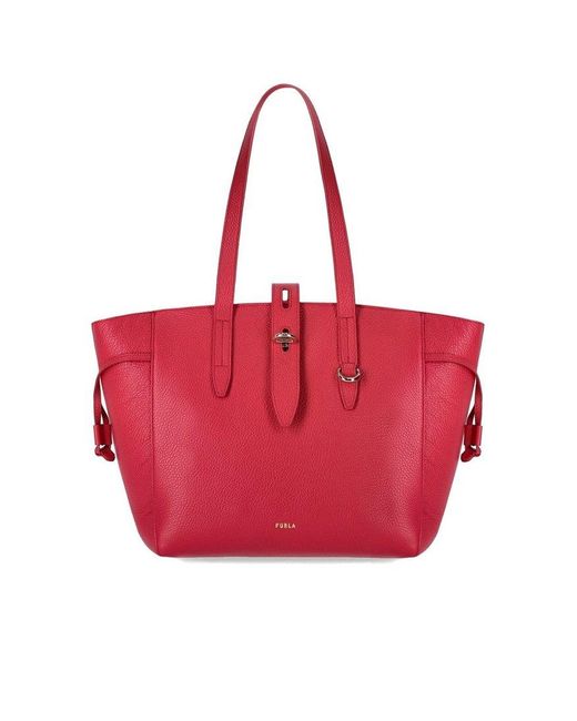 Furla Net M Red Shopping Bag