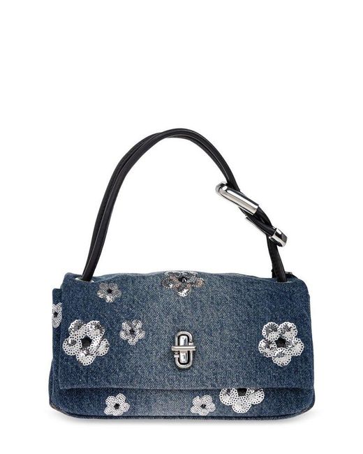 Marc Jacobs＊The Mini Dual Sequin Daisy Denim Handbag Marc Jacobs The Mini Dual Sequin Daisy Denim Top Handle Bag