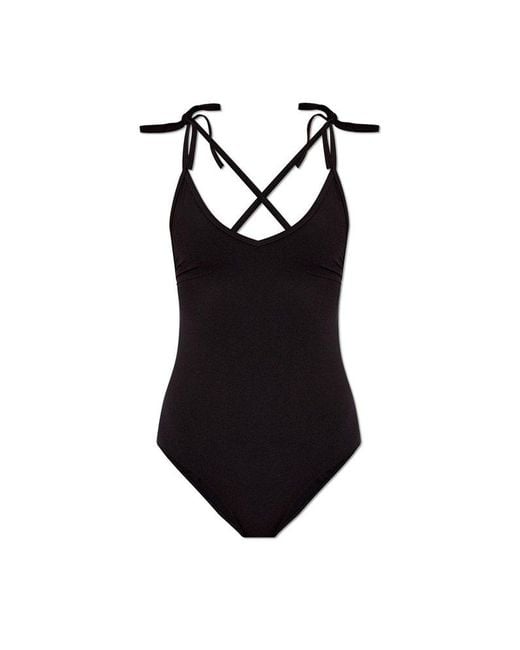 Isabel Marant Black Swan One-piece Swimsuit