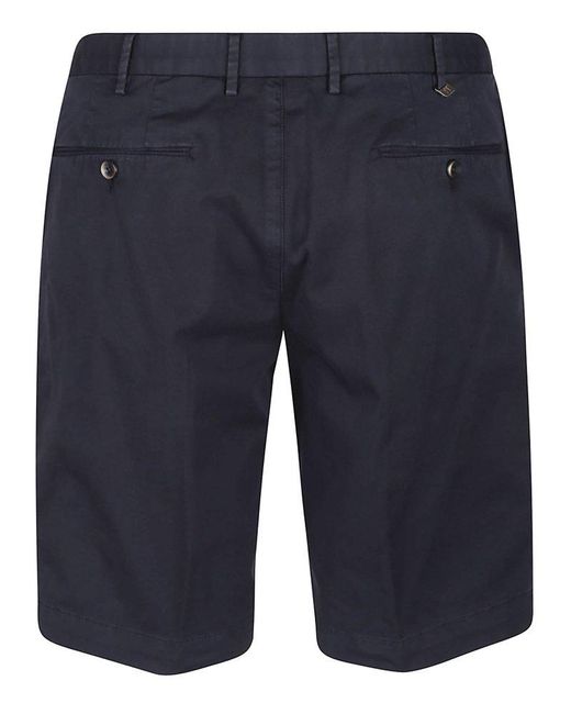 PT Torino Blue Tailored Shorts for men