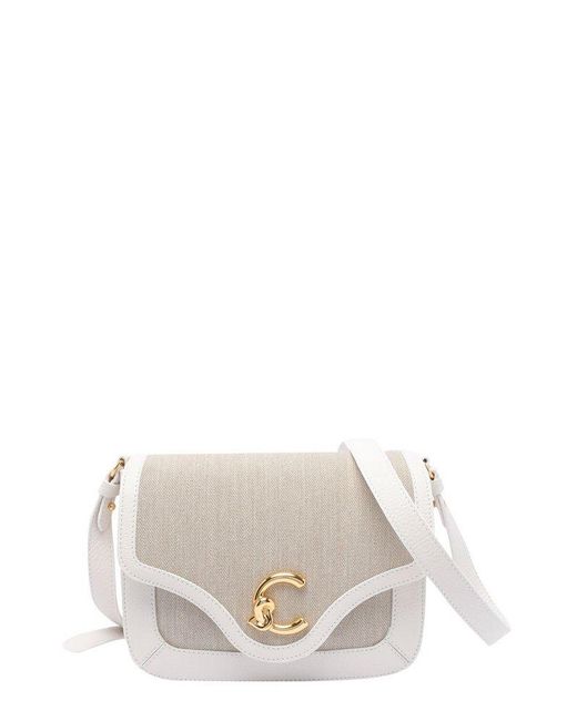 Coccinelle Multicolor C-Me Foldover Top Small Shoulder Bag