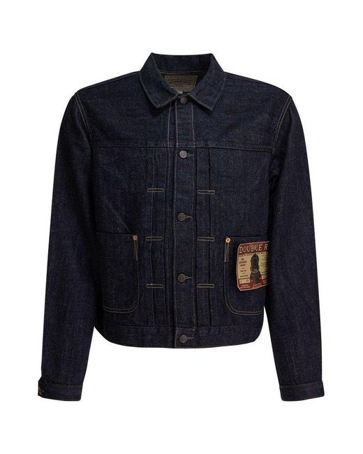 Ralph Lauren Blue Limited-Edition Embroidered Denim Jacket for men
