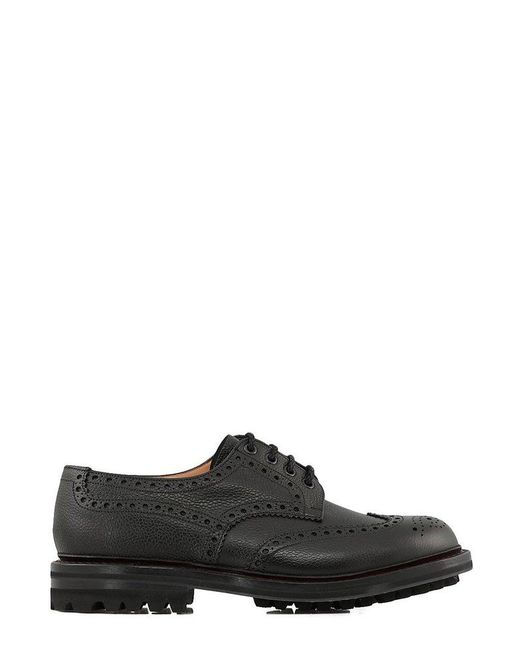 Church's Black Mc Pherson Lw Derby Brogue Shoes for men